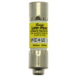 Fuse-link, LV, 4.5 A, AC 600 V, 10 x 38 mm, CC, UL, time-delay, rejection-type