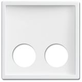 2548-020 D-84 CoverPlates (partly incl. Insert) future®, Busch-axcent®, solo®; carat® Studio white