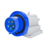 90° ANGLED SURFACE MOUNTING INLET - IP67 - 3P+N+E 16A 200-250V 50/60HZ - BLUE - 9H - SCREW WIRING