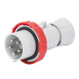 STRAIGHT PLUG HP - IP66/IP67/IP68/IP69 - 3P+N+E 32A 380-415V 50/60HZ - RED - 6H - SCREW WIRING