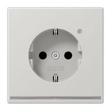 Schuko socket with LED pilot light LS1520-OLGLNW