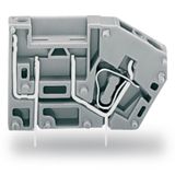 Stackable PCB terminal block with fuse mounting 2.5 mm² gray