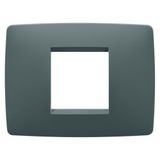 ONE PLATE - IN PAINTED TECHNOPOLYMER - 2 MODULES - TEAL - CHORUSMART