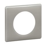 Céliane plate 1 post - Pearl Gray Metal Finish