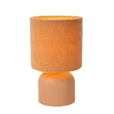 WOOLLY Table lamp-Ocher .-Ø16-1xE14-40W-Cotton