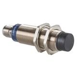 Inductive proximity sensors XS, inductive sensor XS5 M18, L74mm, brass, Sn5mm, 12...48 VDC, M12