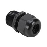 Cable gland, long thread, PG13,5, 6-12mm, PA6, black RAL9005, IP68