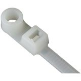 L-5-30MH-9-C CABLE TIE 30LB 5IN NAT NYL MTG HOLE