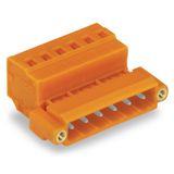 1-conductor male connector CAGE CLAMP® 2.5 mm² orange