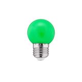 LED Color Bulb 1W G45 240V 20Lm PC green THORGEON