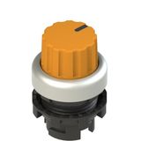 Orange three-position knob selector E2 1SE43FCE89AB