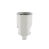 Compact connector, French/Belgian, PP, grey, contact protection, IP20, Typ 1565