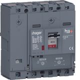 Moulded Case Circuit Breaker h3+ P160 TM ADJ 4P4D N0-100% 40A 70kA CTC