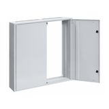 Wall-mounted frame 5A-28 with door, H=1380 W=1230 D=250 mm
