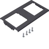 media cover plate for inst. of 2 support-ring-device to casing GTV3