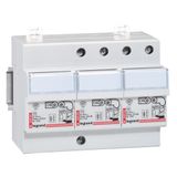 Self-protected SPD - for consumer unit - T2 - Imax 12 kA/pole - 3P+N left