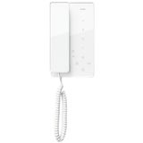 Tab interphone with handset, white