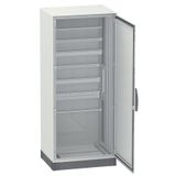 Spacial SM compact enclosure with glazed door - 1400x800x400 mm