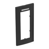 Cover frame AR45-BSF3, for accessory mounting box 71GD9-2, triple, with labelling panel for vertical device installation