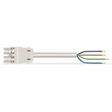 pre-assembled connecting cable;Eca;Socket/open-ended;light green