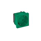 STD-D3S MZGN1 Socket 33°, single protective contact 250V, 10/16A