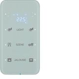Touch sensor 3g thermostat, display, intg bus coupl. , KNX-R.1, glass 