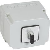 Cam switch - changeover switch with off - PR 63 - 4P - 63 A - box 135x170 mm