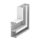 GS-DFS70170RW  Flat corner, for Rapid 80 channel, 70x170mm, pure white Steel