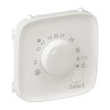 Cover plate Valena Allure - electronic room thermostat - pearl
