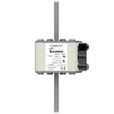 Fuse-link, high speed, 200 A, AC 690 V, compact DIN 2, 55 x 71 x 150 mm, aR, DIN, IEC, single indicator