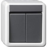 bus coup.btn 2-g 1-point KNX WP SM grey