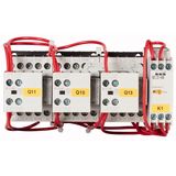 Star-delta contactor combination, 380 V 400 V: 7.5 kW, 110 V 50 Hz, 120 V 60 Hz, AC operation