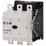 Contactor, 380 V 400 V 132 kW, 2 N/O, 2 NC, 110 - 120 V 50/60 Hz, AC operation, Screw connection