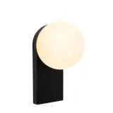 Lucide TASSA - Bathroom Wall Lamp - LED Dim. - 1x7.6W 1800K/3000K - Black