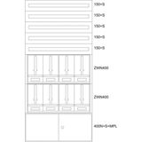 BP-F-NN-1000/20-8Z Eaton xEnergy Basic meter cabinet equipped