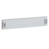 Solid metal faceplate XL³ 400 - for cabinet and enclosure - h 50 mm