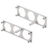 Mounting frame for industrial connector, Series: HighPower, Size: 3, N