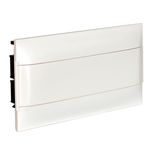 1X18M FLUSH CABINET WHITE DOOR EARTH+XNEUTRAL TERMINAL BLOCK FOR MASONRY WALL