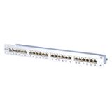 E-DAT C6A 24 port patch panel 1RU LSA