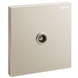 Galion 1 gang TV female terminal socket outlet - champagne