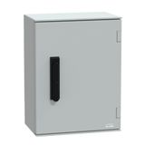 wall-mounting enclosure polyester monobloc IP66 H430xW330xD200mm 3points lock