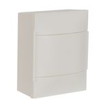 LEGRAND 1X4M SURFACE CABINET WHITE DOOR EARTH AND NEUTRAL TERMINAL BLOCK