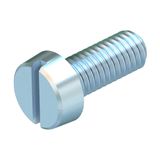 341 M6x20 G  Screw with cylindrical head, bit for slotted screws, M6x20mm, Steel, St, galvanized, DIN EN 12329