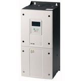 Variable frequency drive, 230 V AC, 3-phase, 72 A, 18.5 kW, IP55/NEMA 12, Radio interference suppression filter, OLED display, DC link choke