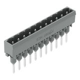 Male connector for rail-mount terminal blocks 1.2 x 1.2 mm pins straig