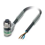 SAC-3P- 1,5-PVC/M12FR-2L - Sensor/actuator cable