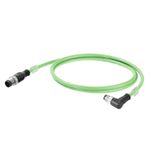 PROFINET Cable (assembled), M12 D-code – IP 67 straight pin, M12 D-cod
