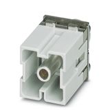 Module insert for industrial connector, Axial screw connection, Number