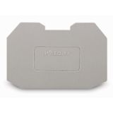 Step-down cover plate 1 mm thick gray