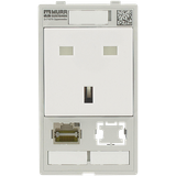 MODLINK  SINGLE COMBI INSERT GREAT BRITAIN 1x RJ45 + 1x data cutout